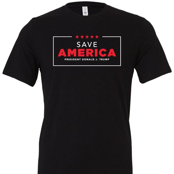 Save America President Donald J. Trump T-shirt Let's Go Brandon #FJB Republican - Picture 1 of 3